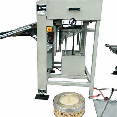 Plant Blend Wax Candle Metal Box Linie de producție