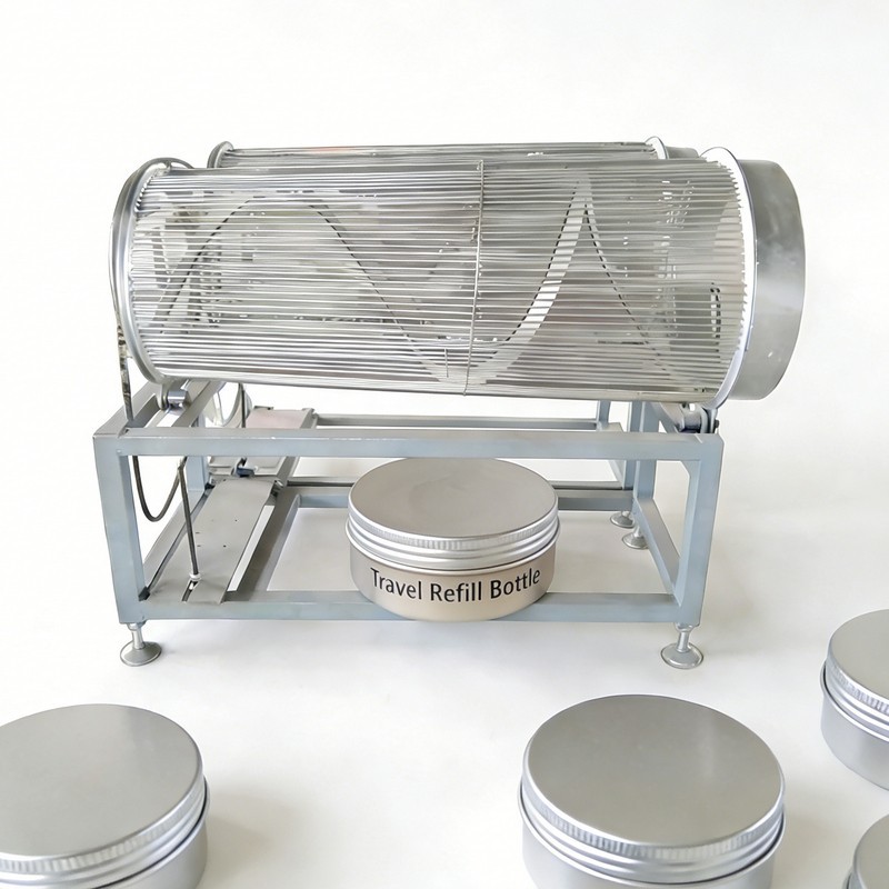 Linie de producție cutie metalică pentru sticle de reumplere de călătorie